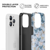 Lunar Veil Butterfly iPhone Case