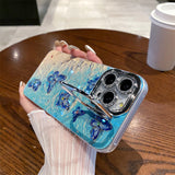 Ocean Blue Butterfly iPhone Case