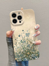 Vintage Distressed Floral Oil Painting Art iPhone Case
