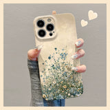 Vintage Distressed Floral Oil Painting Art iPhone Case