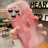 Airbag Pink Wave iPhone Case - CREAMCY