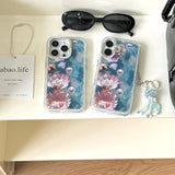 Aqua Diamond Shell Pearl iPhone Case - CREAMCY