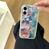 Aqua Diamond Shell Pearl iPhone Case - CREAMCY