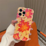 Autumn Maple Glow iPhone Case - CREAMCY