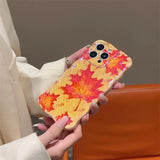 Autumn Maple Glow iPhone Case - CREAMCY