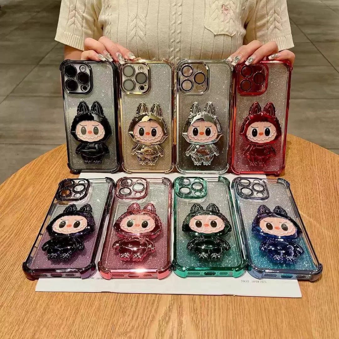 Bling Bling 3D Labubu iPhone Case
