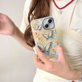 Blossom Flutter Butterfly iPhone Case - CREAMCY
