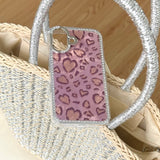 Blush Leopard Bling iPhone Case - CREAMCY