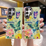 Butterfly Bouquet Dream Samsung Galaxy Case - CREAMCY