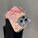 Butterfly Painting iPhone Case with Crystal Lens Protector - CREAMCY