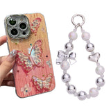 Butterfly Painting iPhone Case with Crystal Lens Protector - CREAMCY