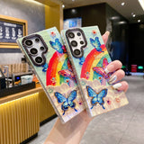 Butterfly Rainbow Flurry Samsung Galaxy Case - CREAMCY