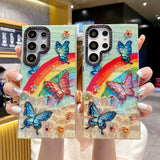 Butterfly Rainbow Flurry Samsung Galaxy Case - CREAMCY