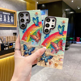 Butterfly Rainbow Flurry Samsung Galaxy Case - CREAMCY