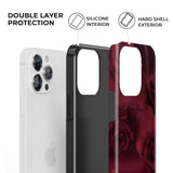 Crimson Rose Veil iPhone Case - CREAMCY