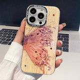 Dreamy Pink Butterfly Wing iPhone Case - CREAMCY