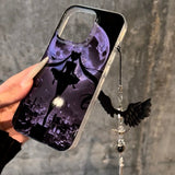 Eclipse Damsel iPhone Case with Phone Charm - CREAMCY