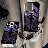 Eclipse Damsel iPhone Case with Phone Charm - CREAMCY