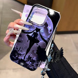 Eclipse Damsel iPhone Case with Phone Charm - CREAMCY