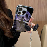 Eclipse Damsel iPhone Case with Phone Charm - CREAMCY