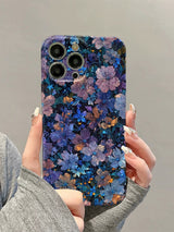Elegant Hand Drawn Floral Vintage Aesthetic iPhone Case - CREAMCY