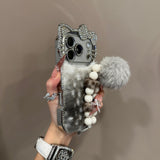 Fluffy Kitty Ear Plush iPhone Case - CREAMCY