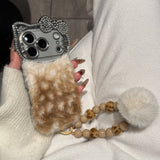Fluffy Kitty Ear Plush iPhone Case - CREAMCY