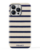 Heritage Nautical Stripe iPhone Case - CREAMCY