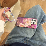 Lavender Peony Glamour iPhone Case - CREAMCY