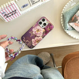 Lavender Peony Glamour iPhone Case - CREAMCY