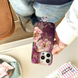 Lavender Peony Glamour iPhone Case - CREAMCY