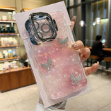 Pink Bloom Butterfly Shell iPhone Case - CREAMCY