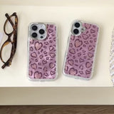 Blush Leopard Bling iPhone Case