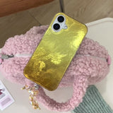 Coque iPhone glamour dégradé doré