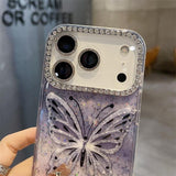 Purple Stardust Butterfly Dream iPhone Case - CREAMCY