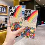 Rainbow Floral Samsung Galaxy Case - CREAMCY