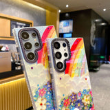 Rainbow Floral Samsung Galaxy Case - CREAMCY