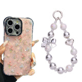Summer Tulips Quartz iPhone Case w/ Crystal Lens Protector - CREAMCY