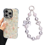 Summer Tulips Quartz iPhone Case w/ Crystal Lens Protector - CREAMCY