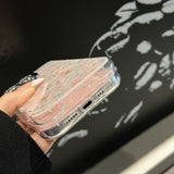 Summer Tulips Quartz iPhone Case w/ Crystal Lens Protector - CREAMCY
