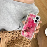 Tulip - Embossed Rhinestone iPhone Case - CREAMCY