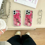 Tulip - Embossed Rhinestone iPhone Case - CREAMCY