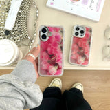 Tulip - Embossed Rhinestone iPhone Case - CREAMCY