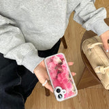 Tulip - Embossed Rhinestone iPhone Case - CREAMCY