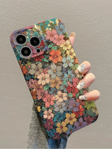 Vibrant Multi - Color Floral Spring iPhone Case - CREAMCY
