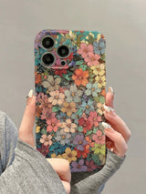 Vibrant Multi - Color Floral Spring iPhone Case - CREAMCY