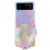 Ombre Butterfly Samsung Z Flip Case - Creamcy Cases