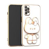 3D Hello Bunny Electroplating Samsung Galaxy Case - Creamcy Cases