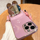 3D Hello Bunny Electroplating Samsung Galaxy Case - Creamcy Cases