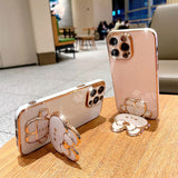 3D Hello Bunny Electroplating Samsung Galaxy Case - Creamcy Cases